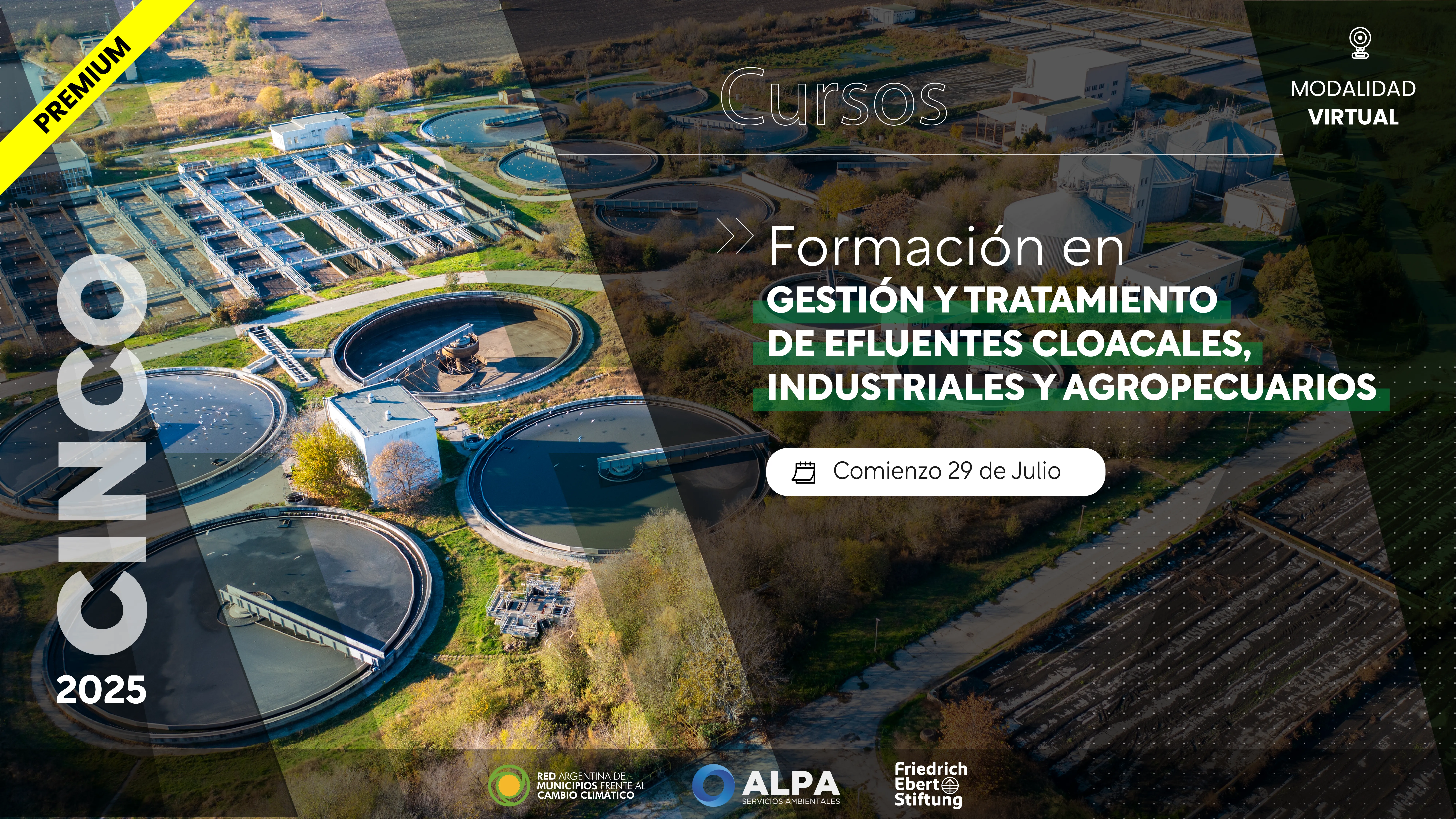 [Formación] Gestión y tratamiento de efluentes cloacales, industriales y agropecuarios